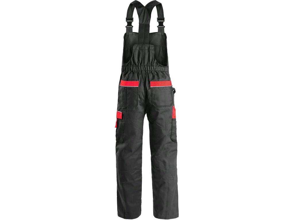 Záhradkárske nohavice CXS ORION KRYŠTOF, pánske, čierno-červené